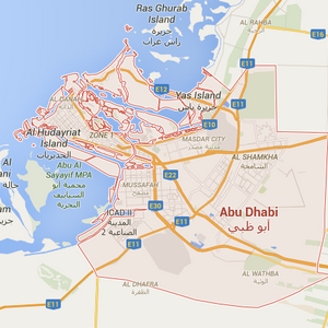 abu dhabi map location
