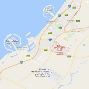 dubai investment park location map