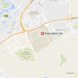 dubai sports city location map