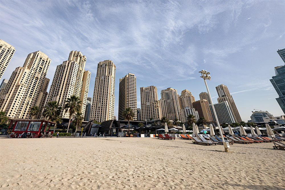 A view of Jumeirah Beach Residence