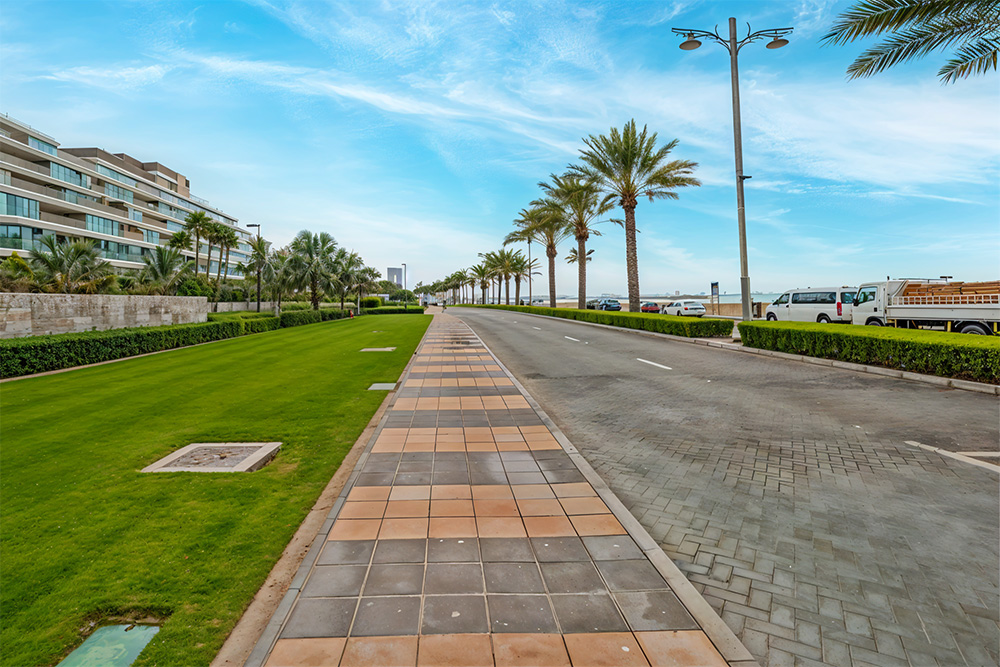 A view of Palm Jumeirah