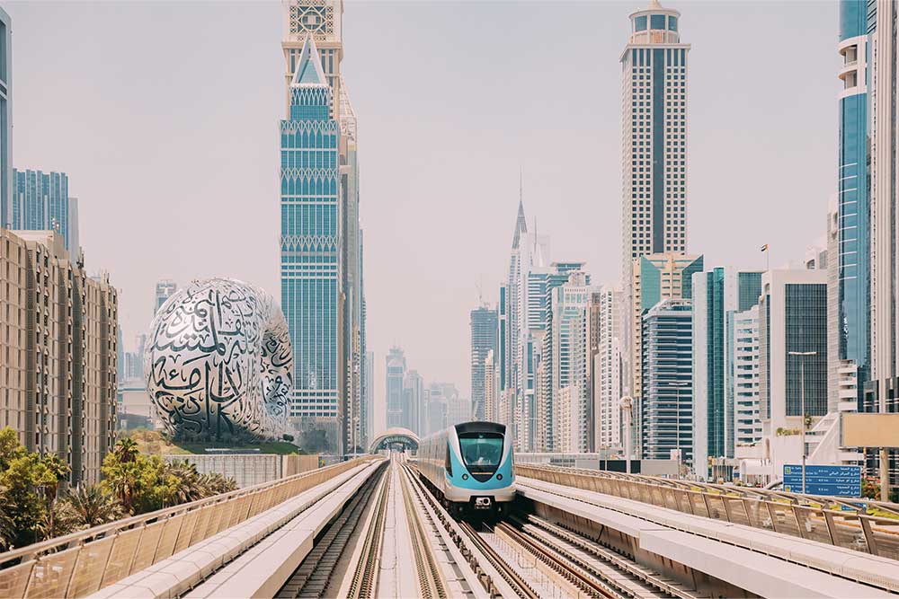 Image of Dubai metro