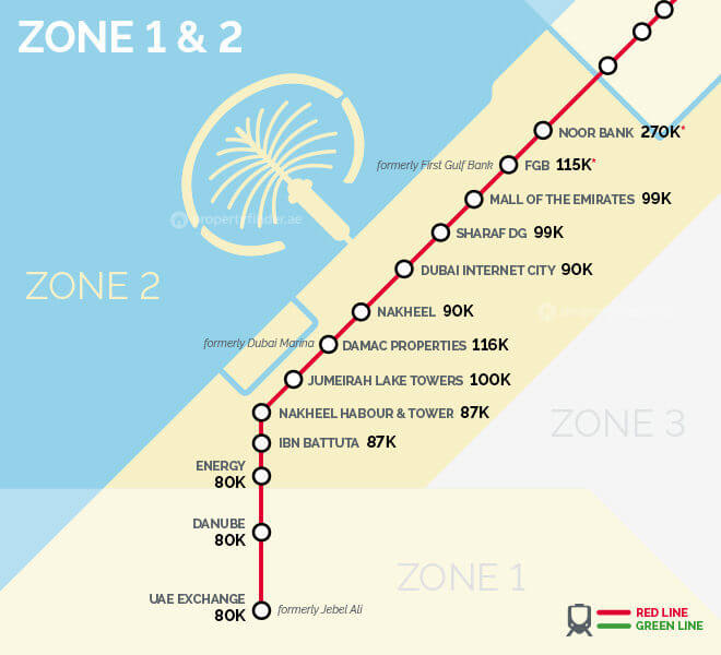 Дубай карта метро стоимость