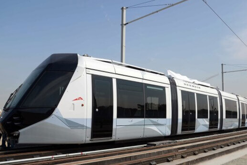 Metro Train in Dubai 