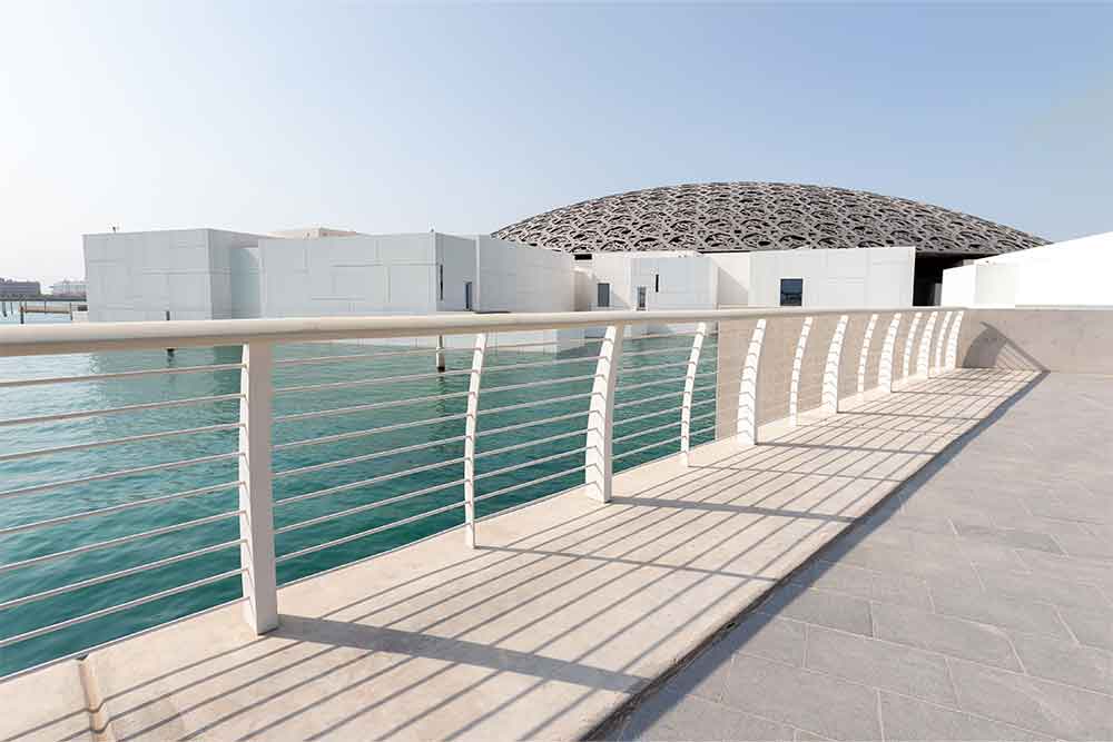 Louvre dome in Abu dhabi