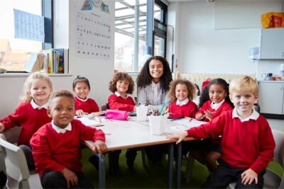 Classroom of an American school in Dubai