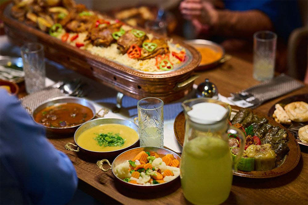 An iftar buffet in Dubai