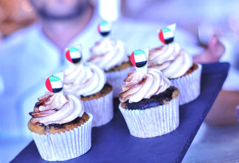 UAE theme cupcakes for national day celebrations 