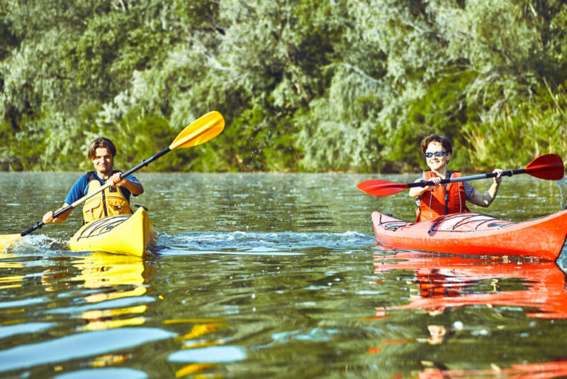 Jubail Mangrove Park kayaking