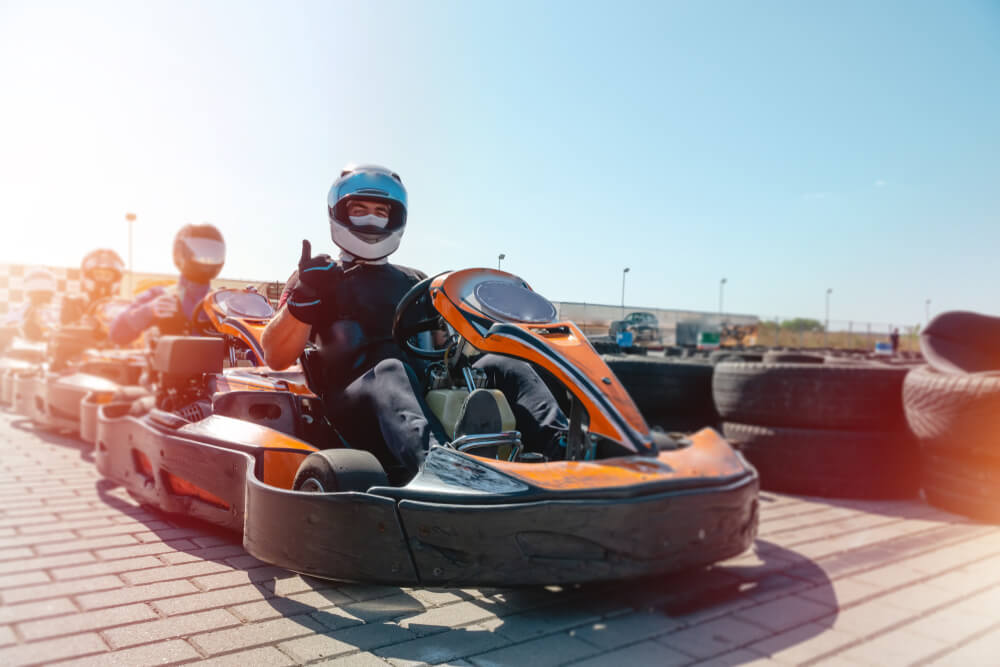 Karting at Yas Kartzone