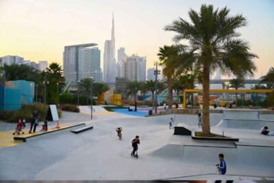 Skate park in Dubai