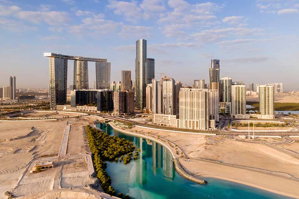 Al Reem Island in Abu Dhabi