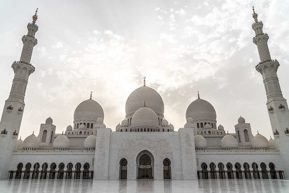 Sheikh Zayed Grand Mosque in Abu Dhabi