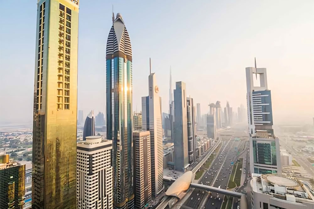 skyscrapers in Dubai