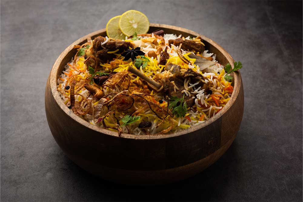 Image of chicken biryani