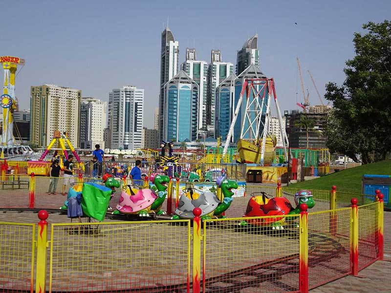 Playgrounds in Sharjah National Park 