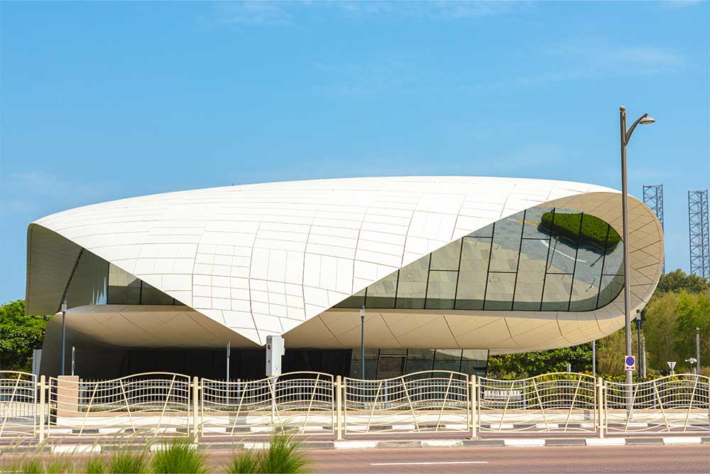 Etihad museum - a famous building in dubai showing uae culture