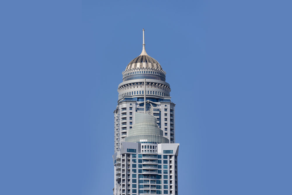 Princess tower is in Dubai Marina