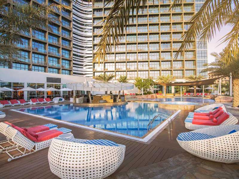 Yas Rotana outdoor pool 