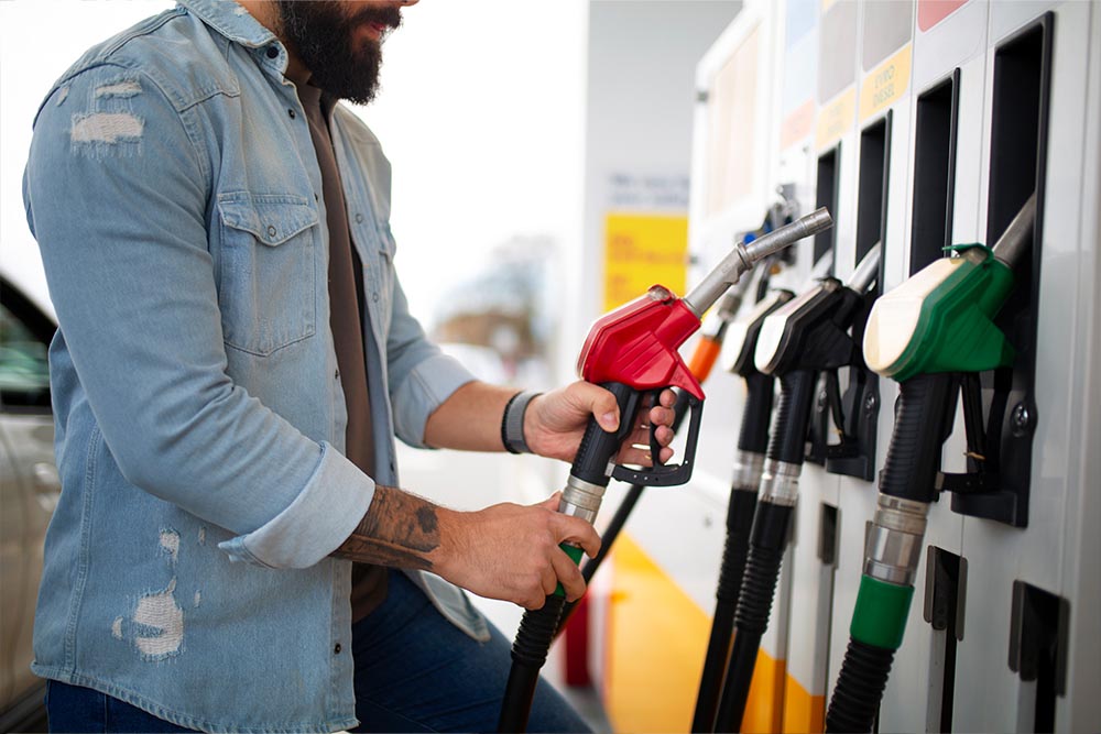 Types of fuel in ENOC petrol station in Dubai