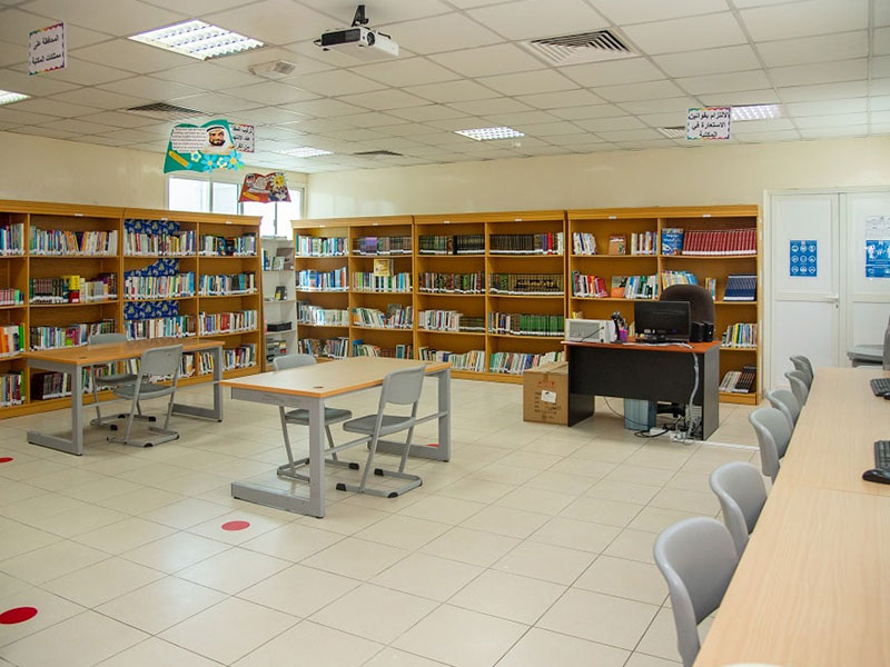 مكتبة مدرسة الوطنية عجمان