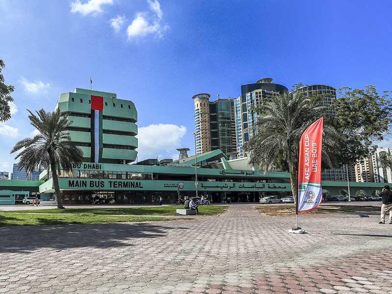 bus station in Abu Dhabi 