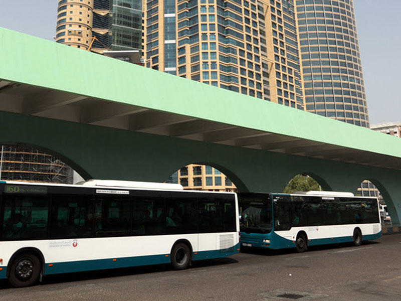 Abu Dhabi public bus 