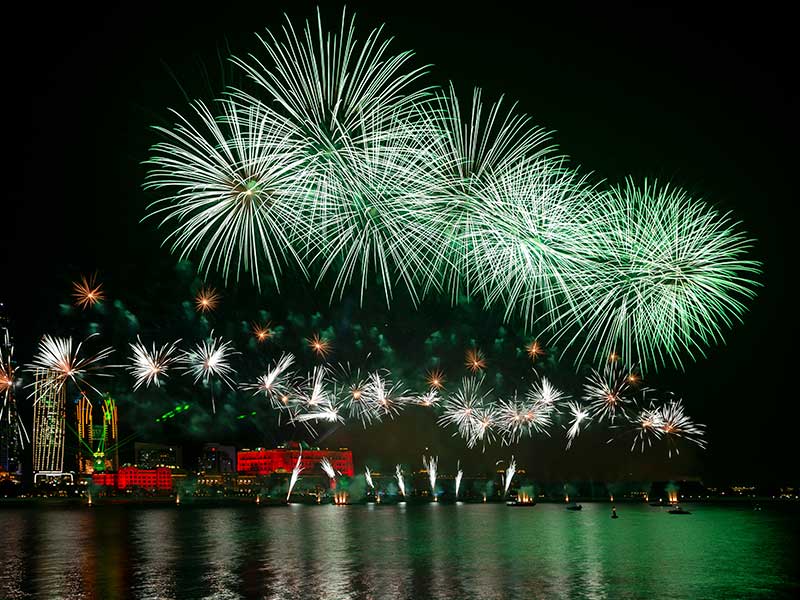 UAE National Day Fireworks Abu Dhabi
