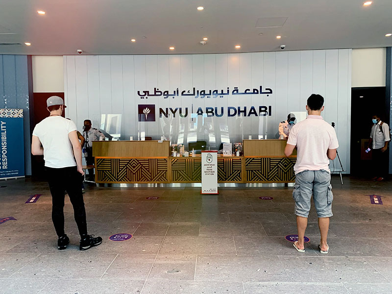 New York University Abu Dhabi registration 