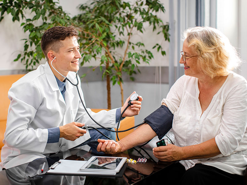 blood pressure test