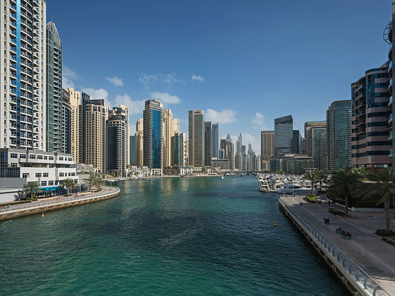 Dubai Marina residential towers 