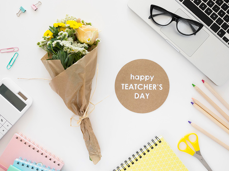 flowers for teacher's day 