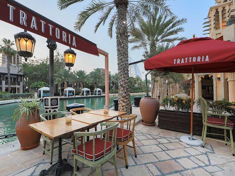 Trattoria - Italian Restaurant Souk Madinat Jumeirah