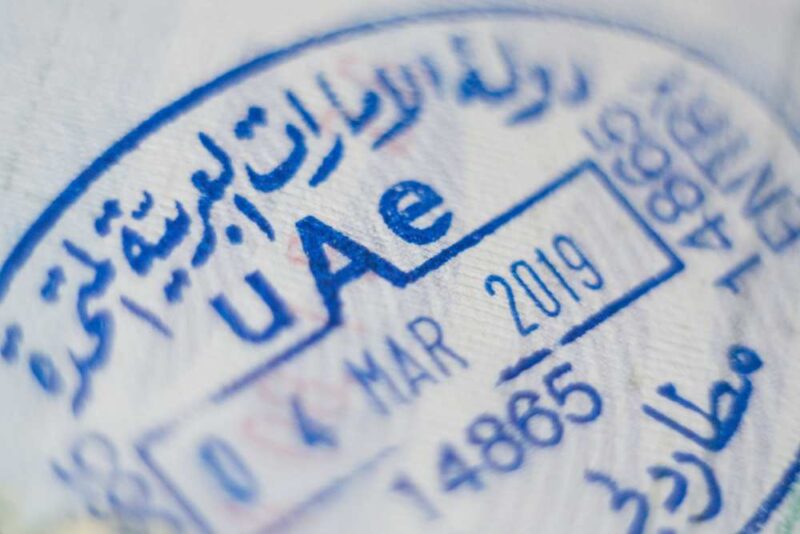 how to check uae visit visa status