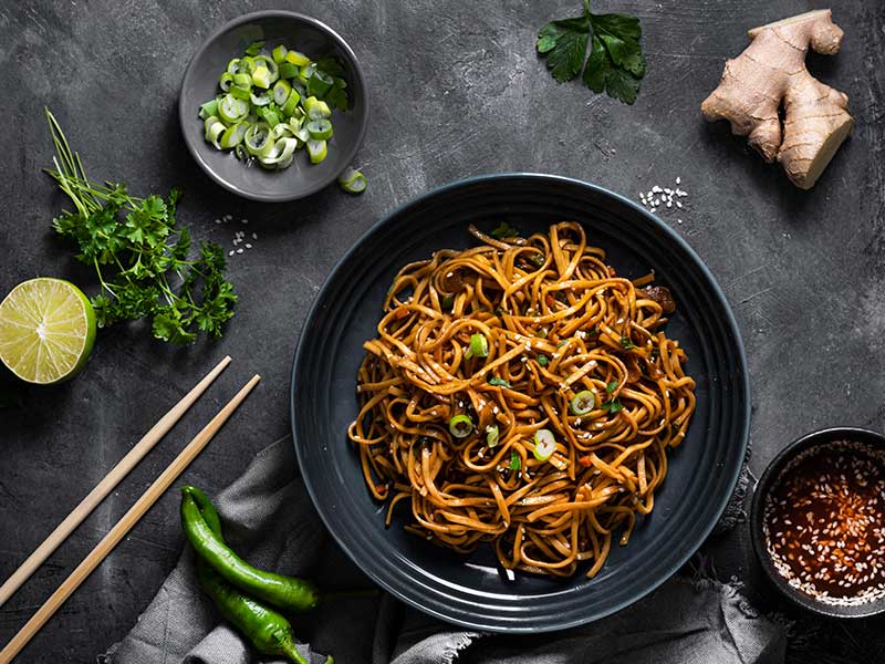 Sesame noodles 