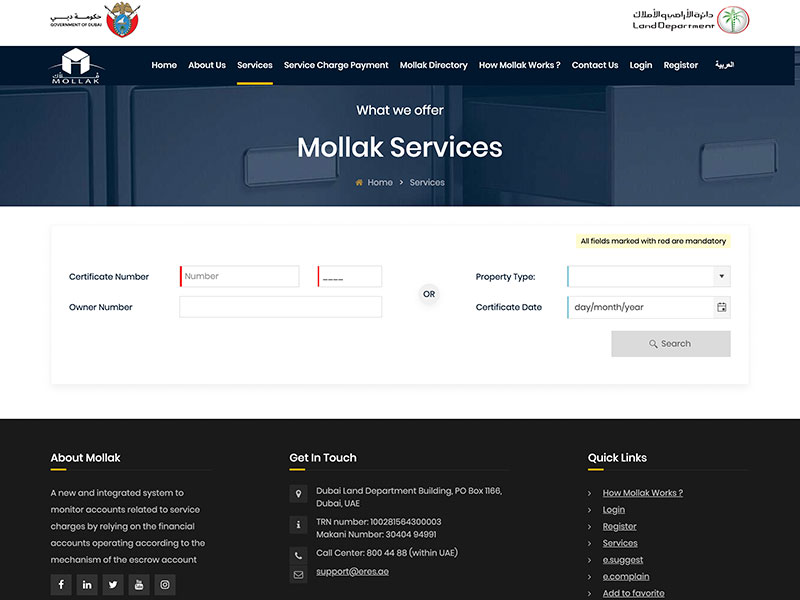 Mollak Services