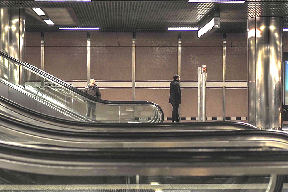 metro stations underground area