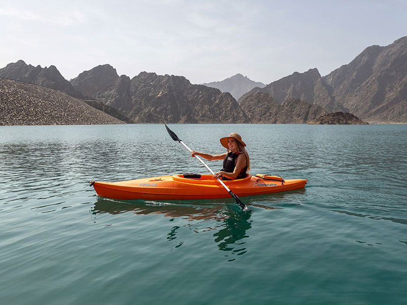 kayaking in hatta 