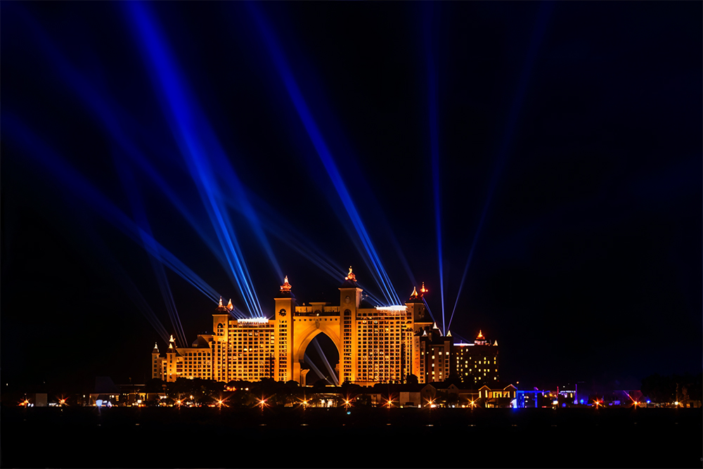 Abu Dhabi's light show