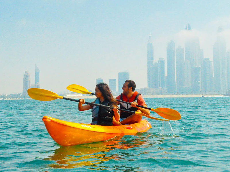 Kayaking in Dubai