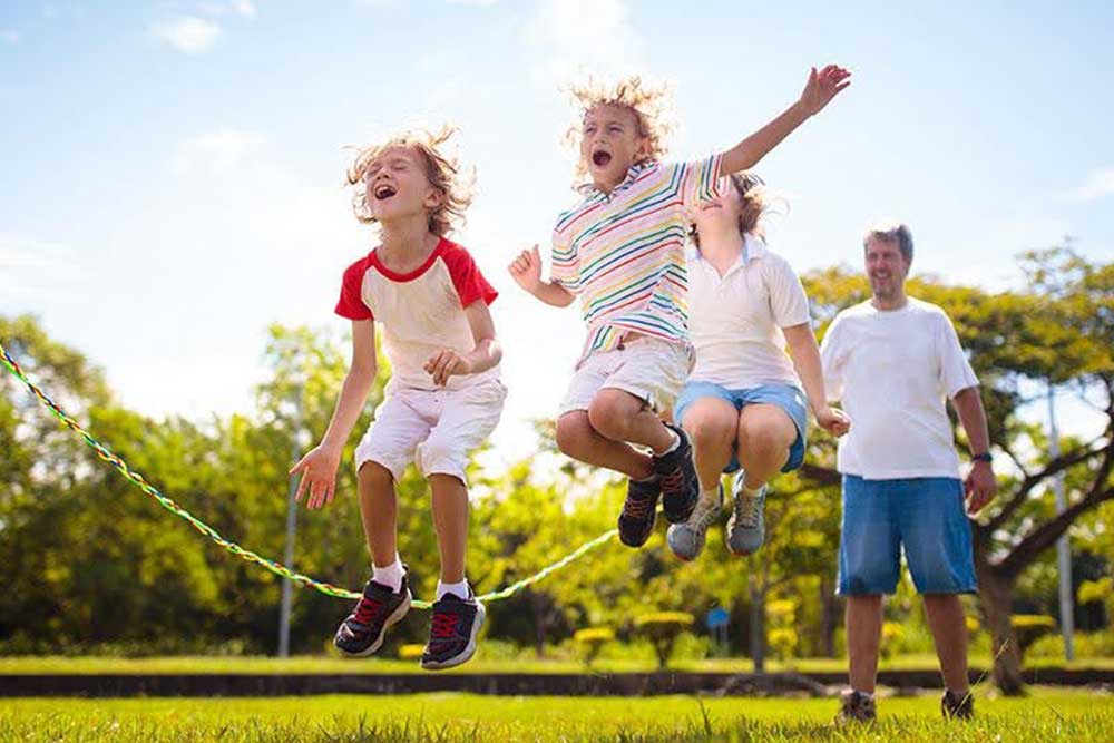 Children playing in the park