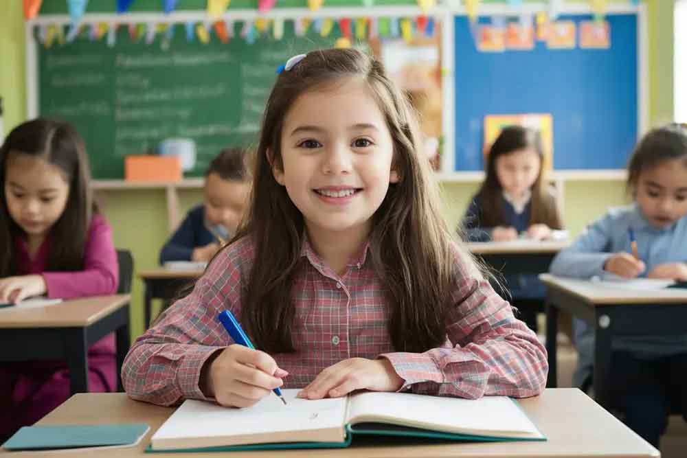 a children in school