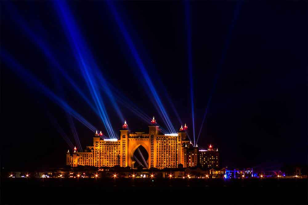 Abu Dhabi's light show