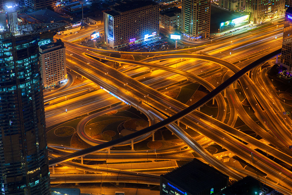 Traffic dubai