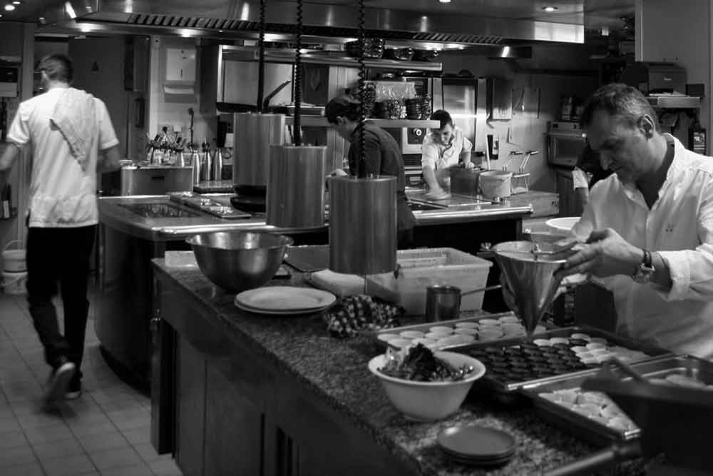 Hotel kitchen