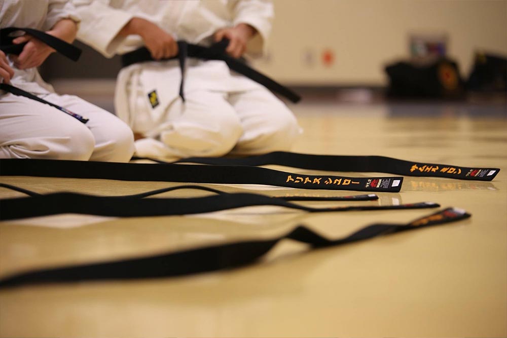 Black belt of Karate experts in Sharjah