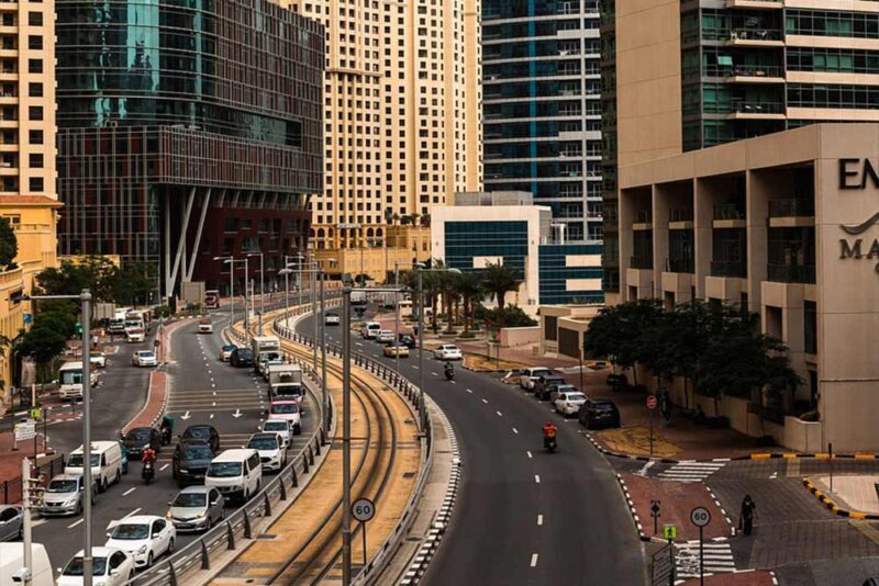 Dubai transport and properties