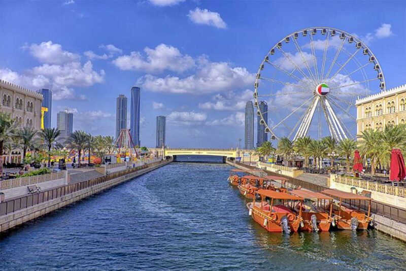 beautiful view of the Emirates eye- Shajrah