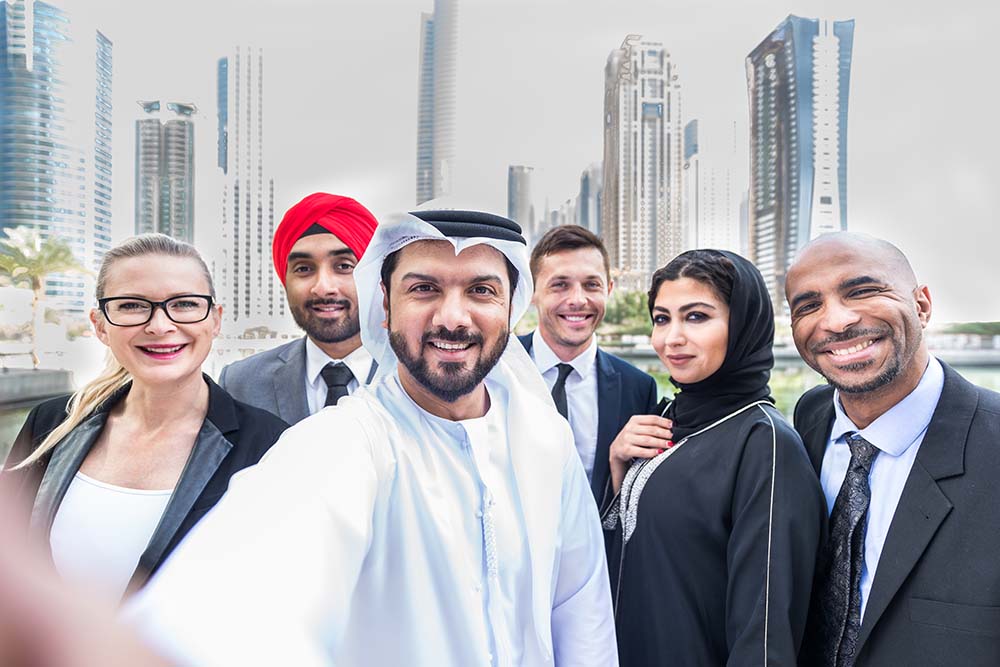 People of different ages working in Dubai as the Emirate has 18 to 60 years as age limit to work