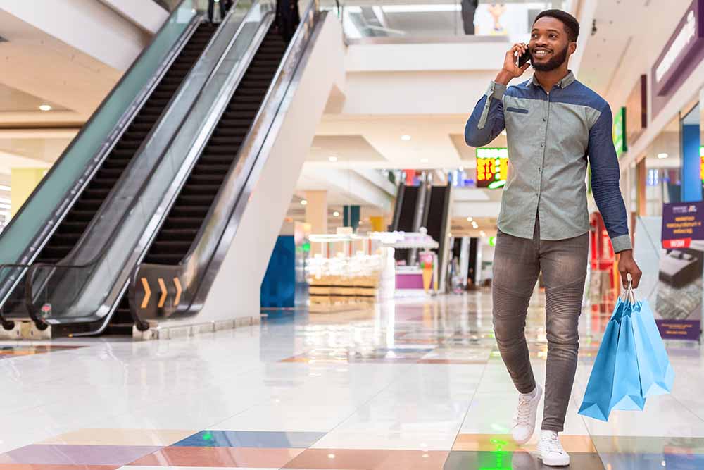 Shopping at the pavilion 